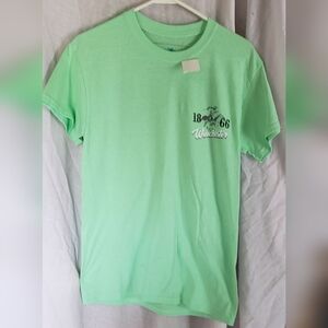 Green Short Sleeve Crew Neck Tee